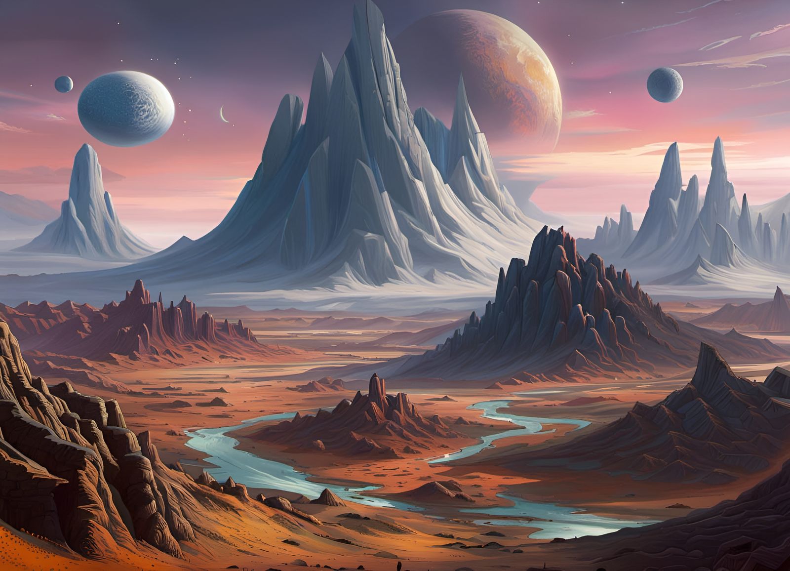 Extremely Detailed, Sci-fi Digital Painting, Masterpiece, Best Quality 