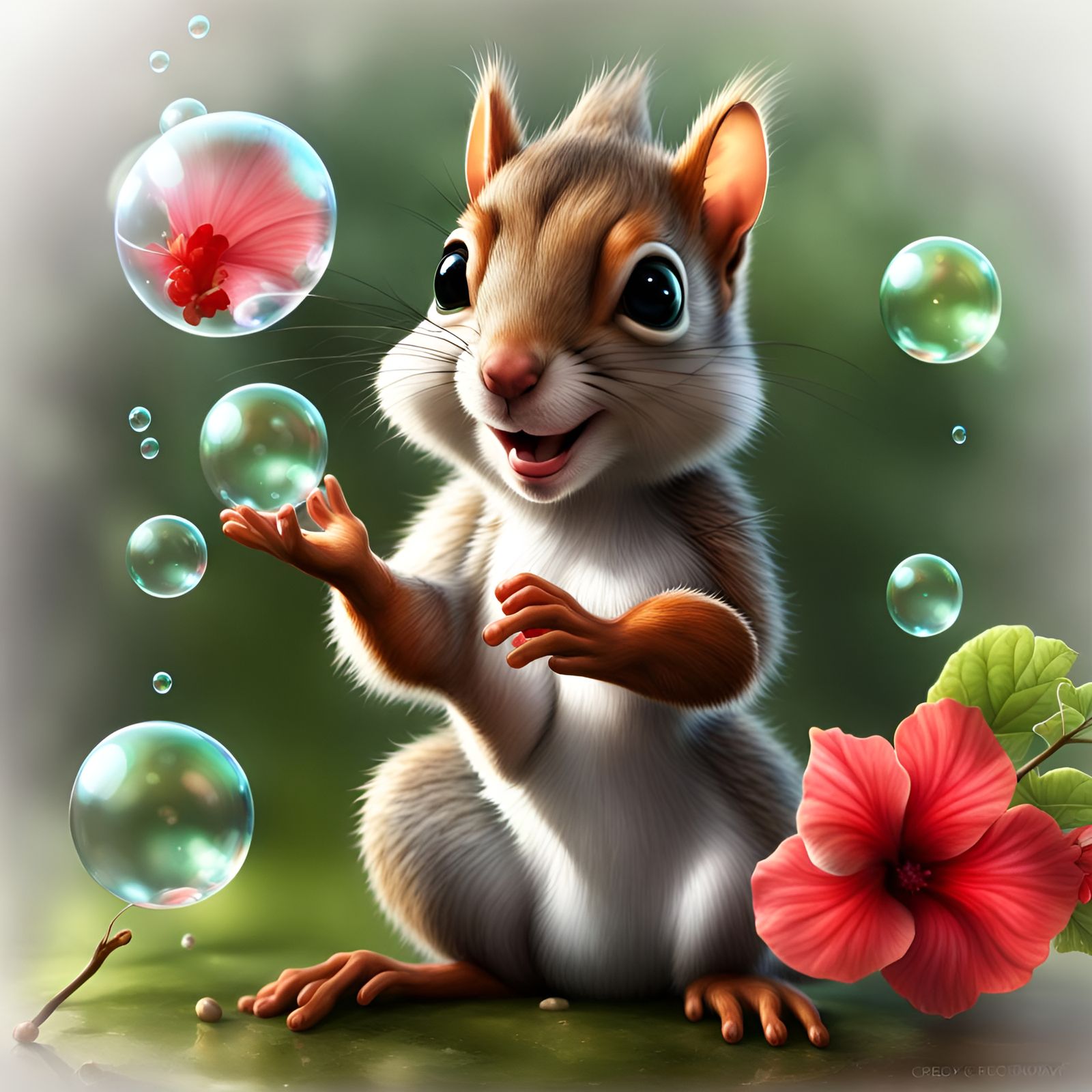 Happy squirrel