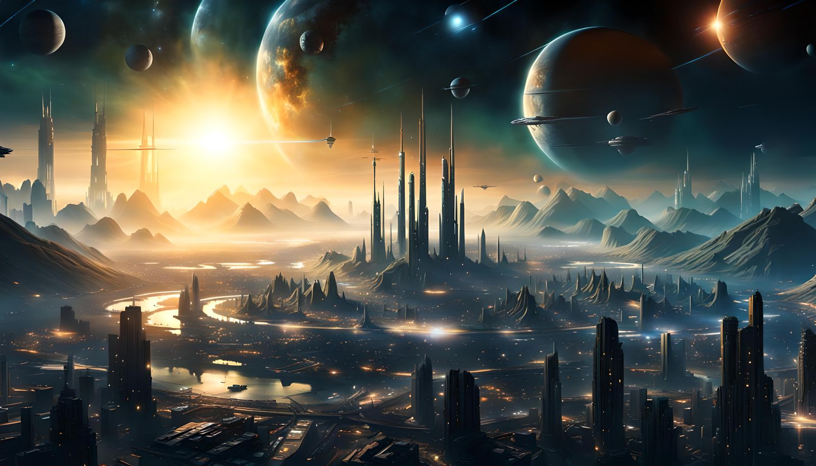 Sci-Fi City, Recreated V2,The New Beginning, By Lord Elboron  by @IAMLJAY