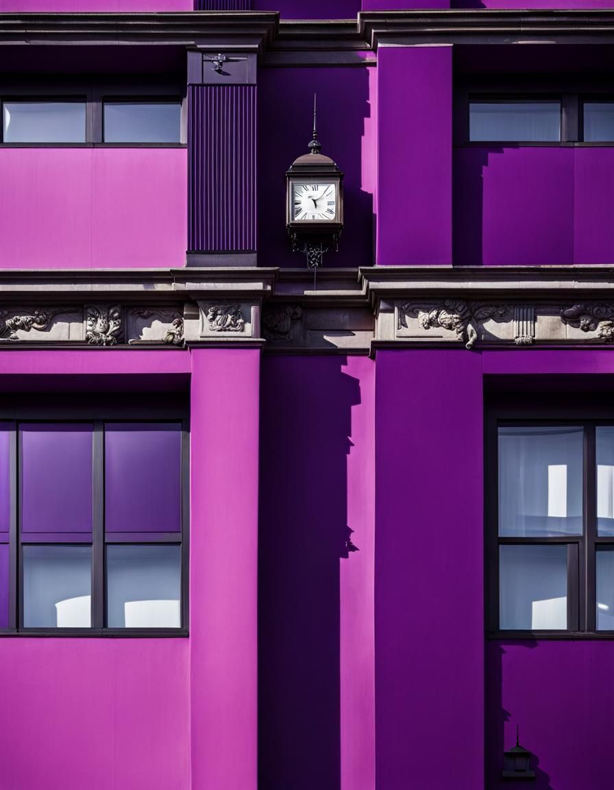 Violet Street View AI Generated Artwork NightCafe Creator