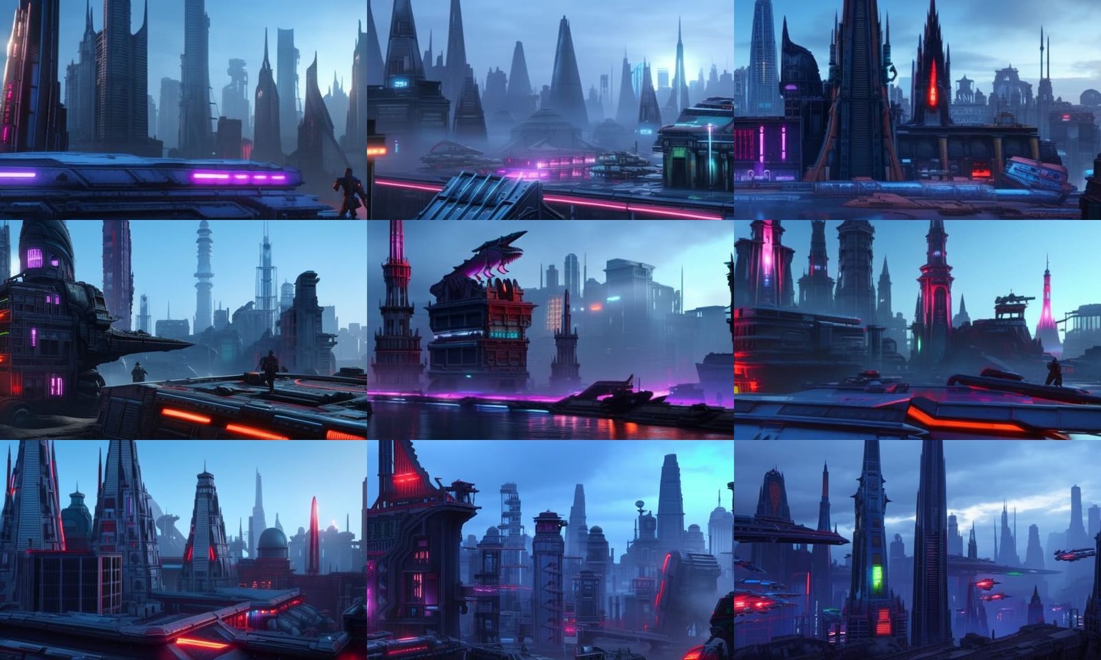 Cybernetic dinosaur terrorizing city, 8k, Hyper-realistic, I...