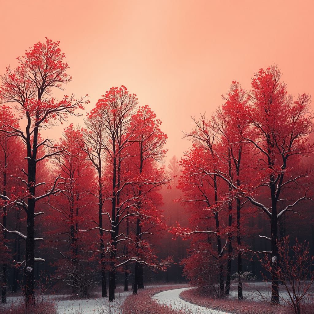 red snow