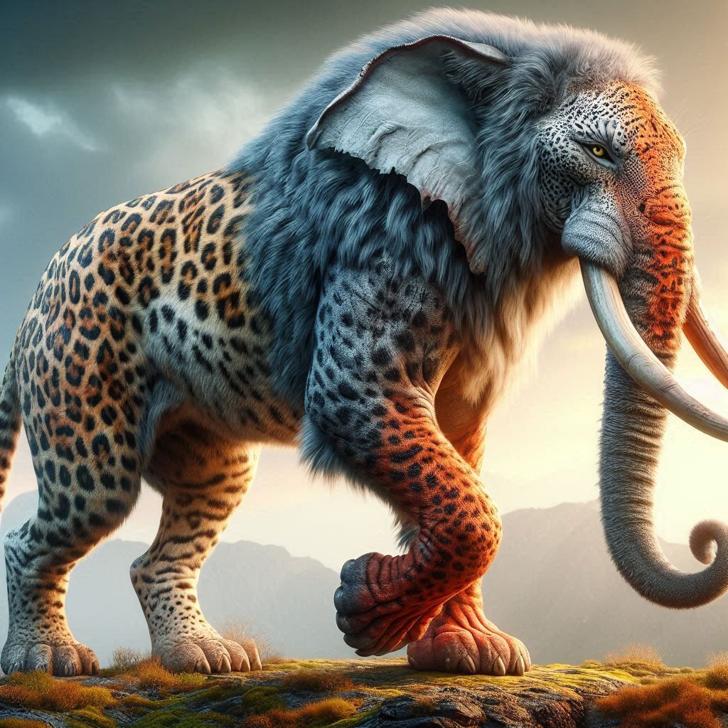 The Chelephant (Elephant + Cheetah)