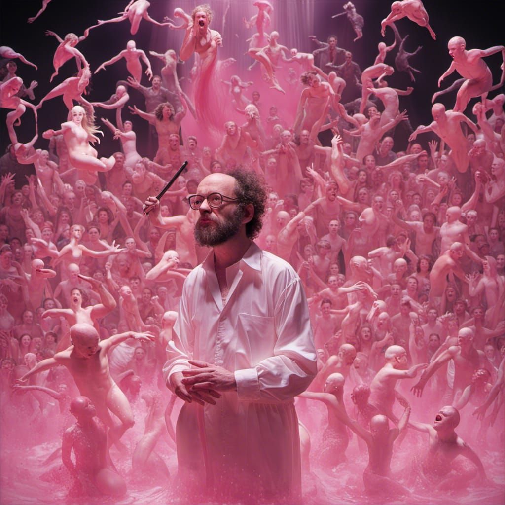 A Priest and his choir.