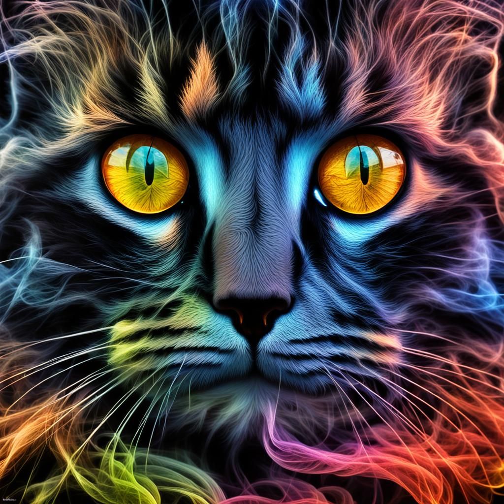 Smokey cat