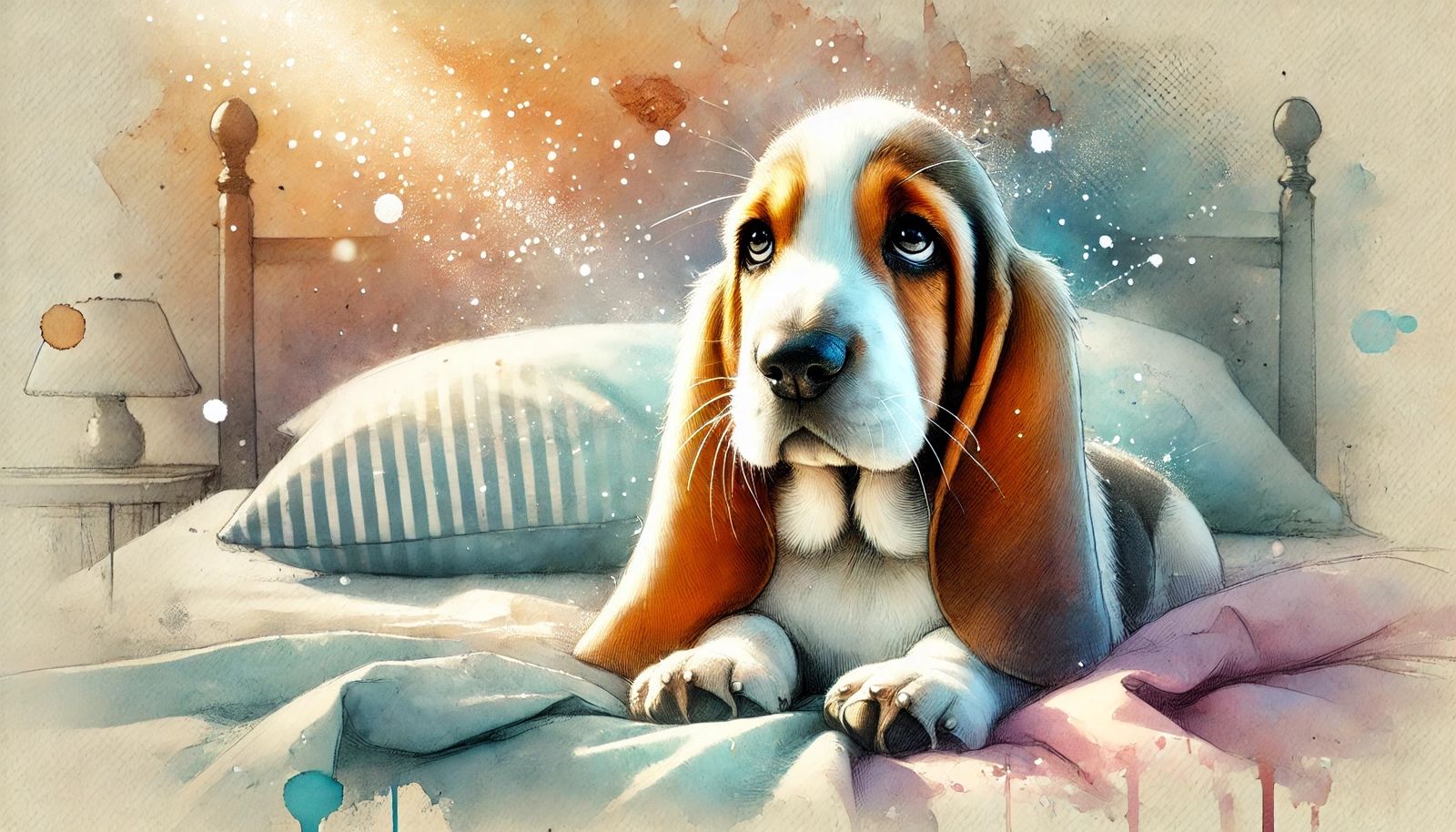 A Basset’s Sun-Kissed Nap
