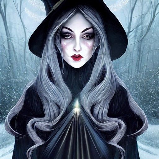 Snow Witches! - AI Generated Artwork - NightCafe Creator