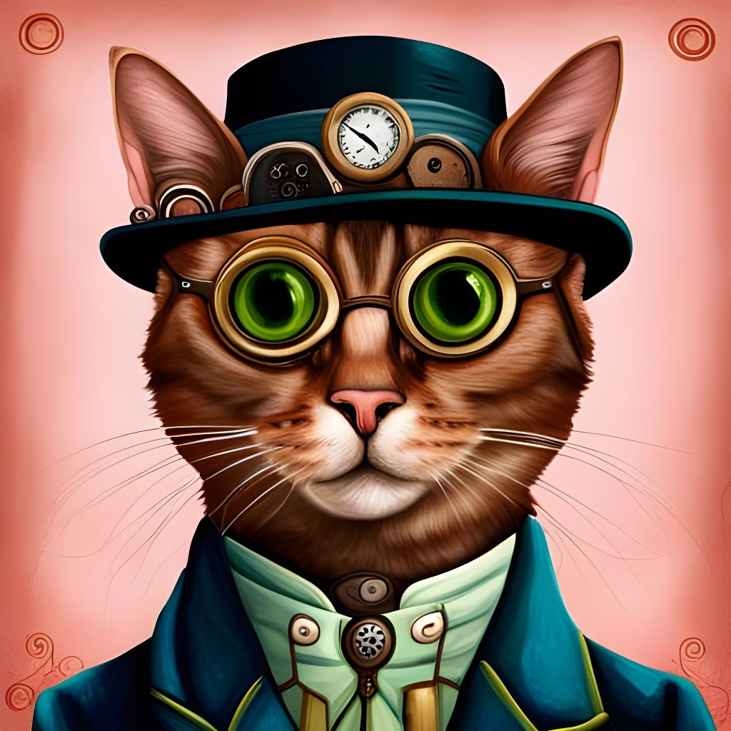 Steampunk cat II