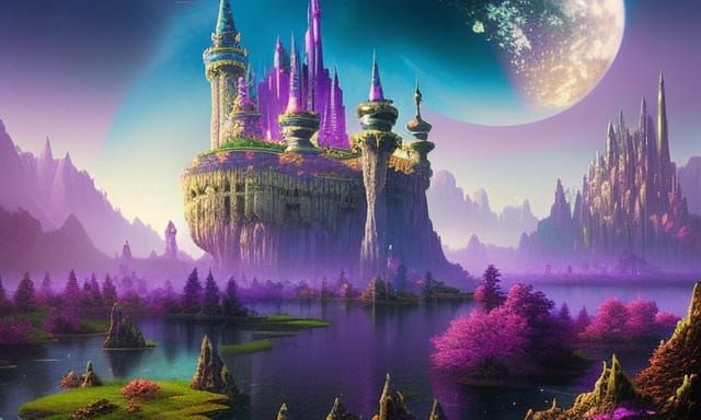 Whimsical castle