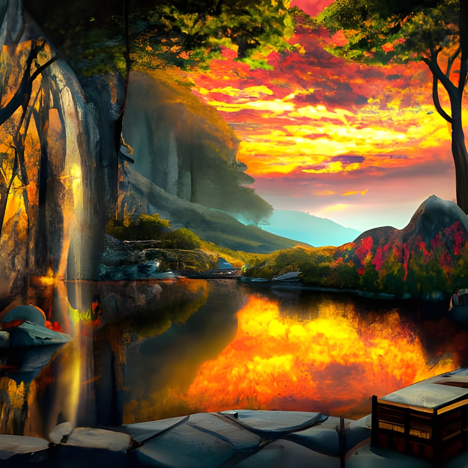 Capture the beauty of nature in a way that uses its vibrant ...