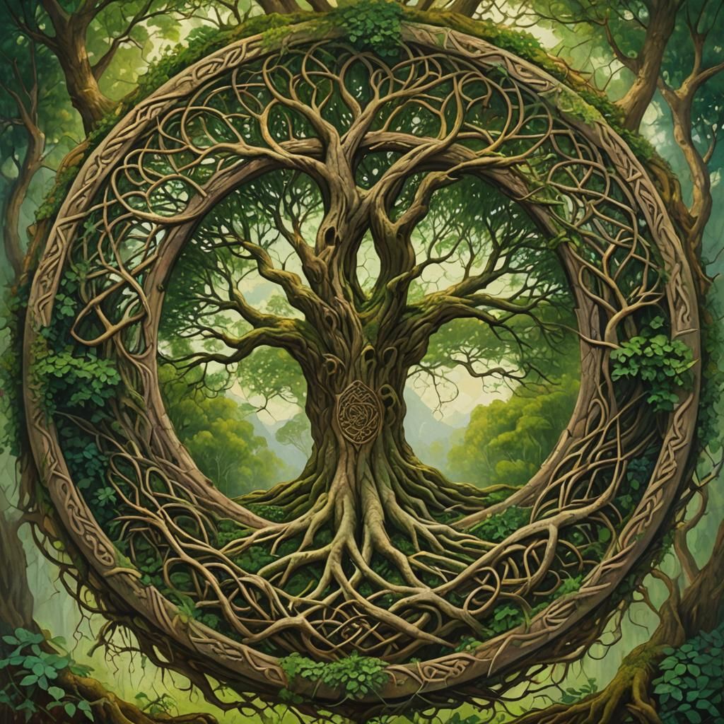 celtic  tree   by @WS