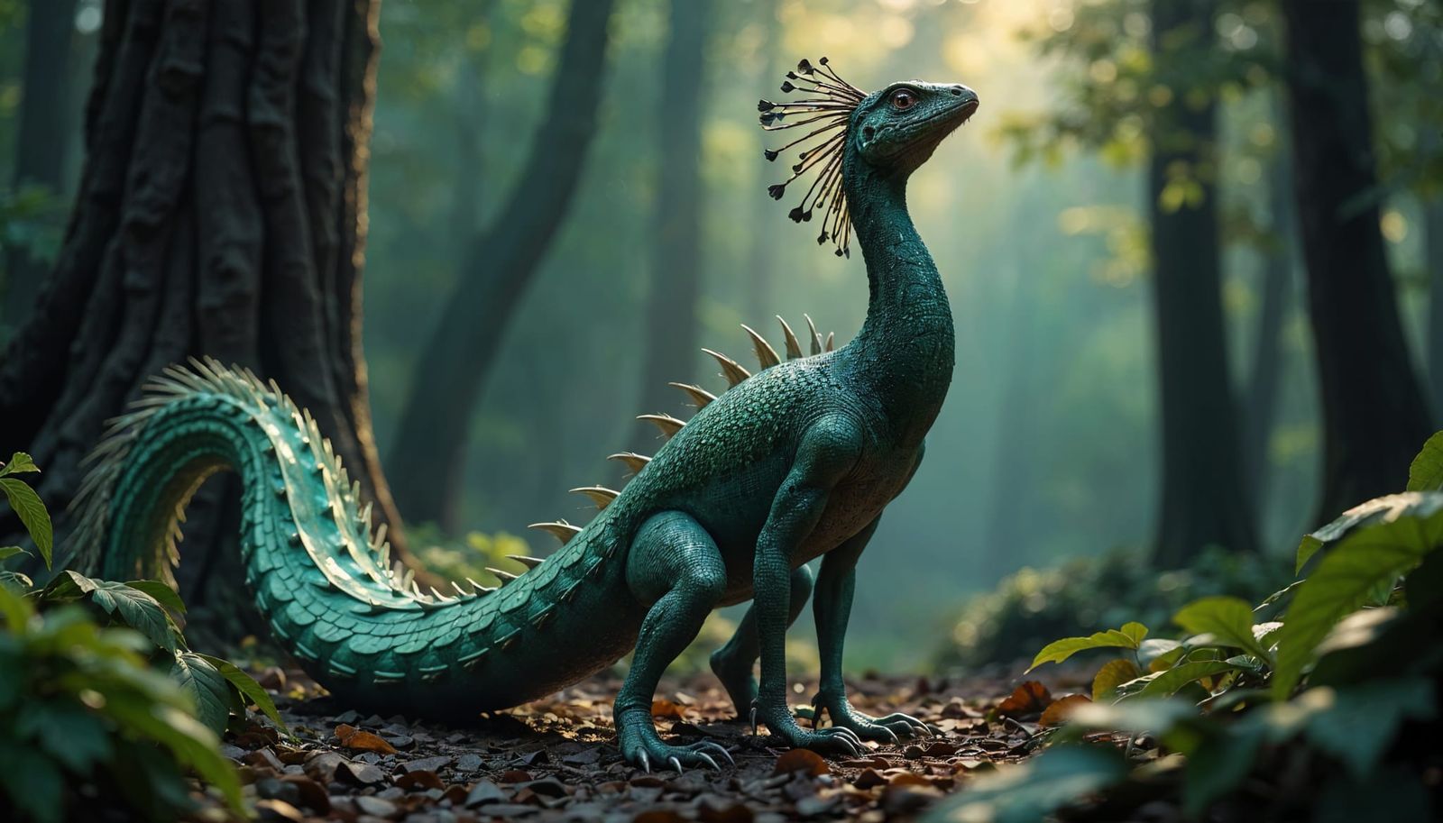 Hybrid. Peacock-lizard