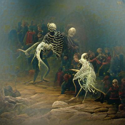 Disease and dancing skeletons