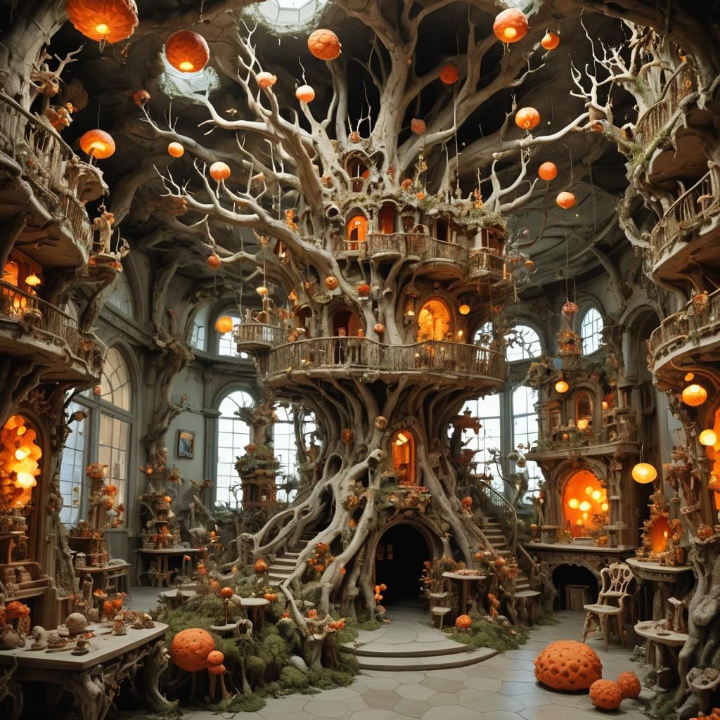 treehouse inside a treehouse  by @Pjrockey