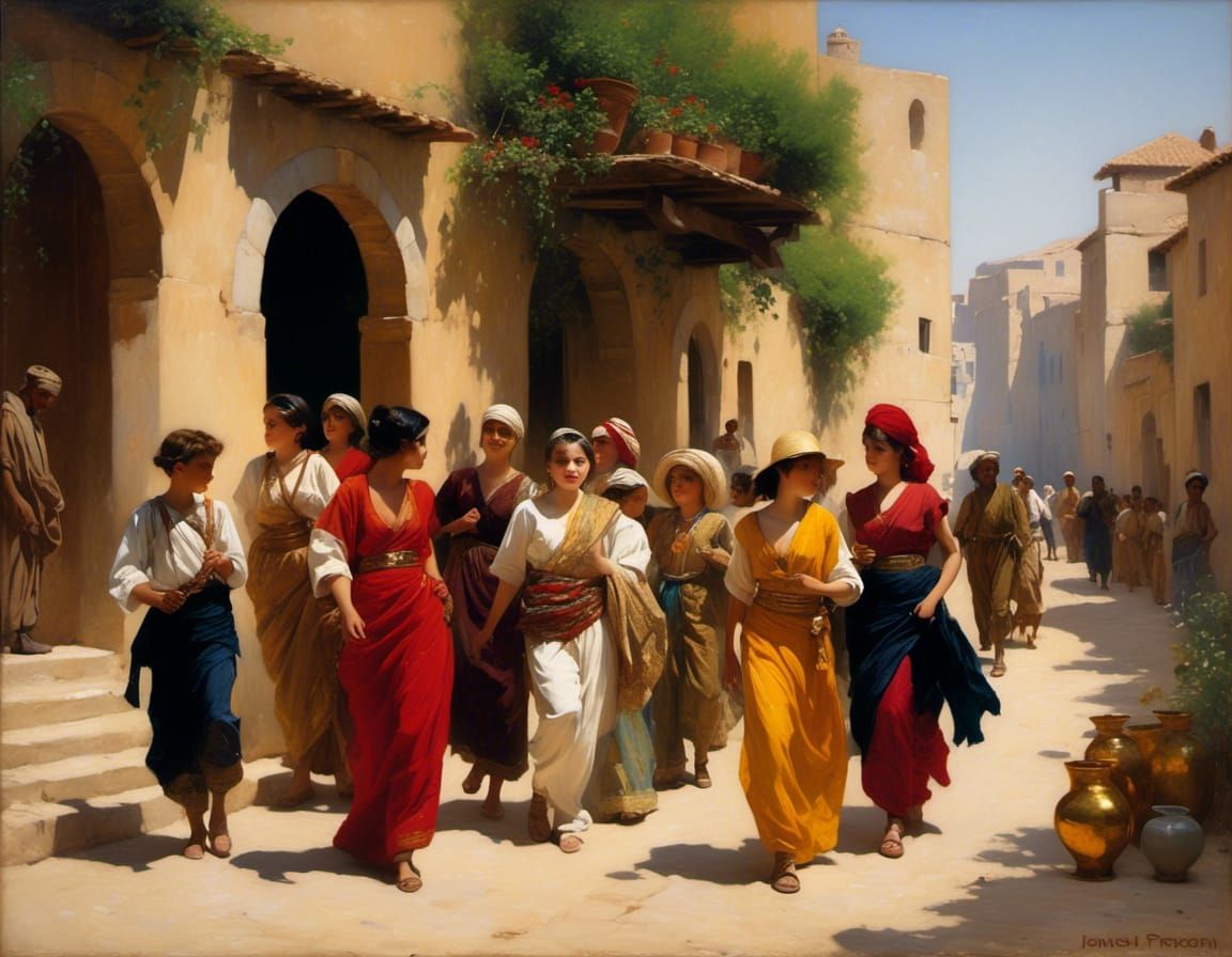 Patrician Children Walk to the Forum