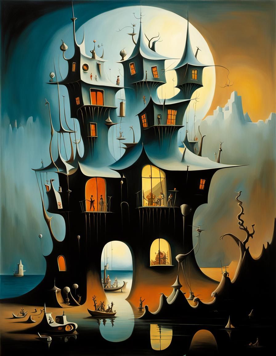 Yves Tanguy, Salvador Dali, surrealist piece of furniture ma...