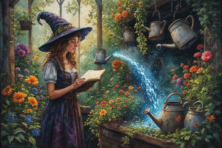 Just water my flowers while I study