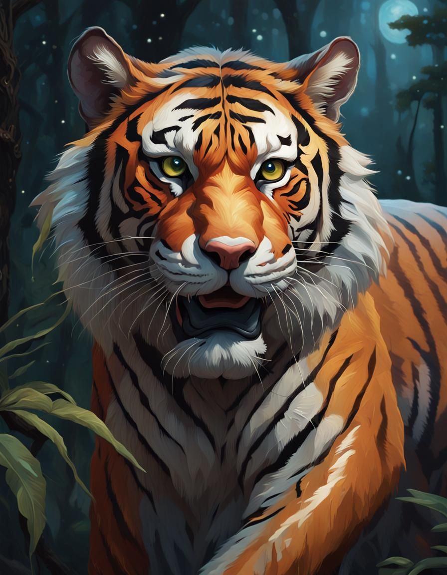 Magnificent Tiger   by @Darkmoon