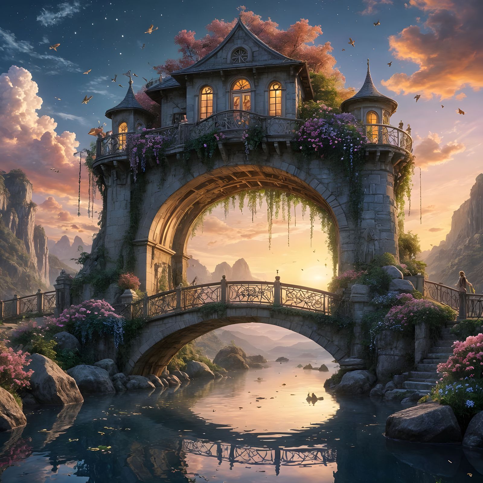 Castle Bridge   by @Shelly