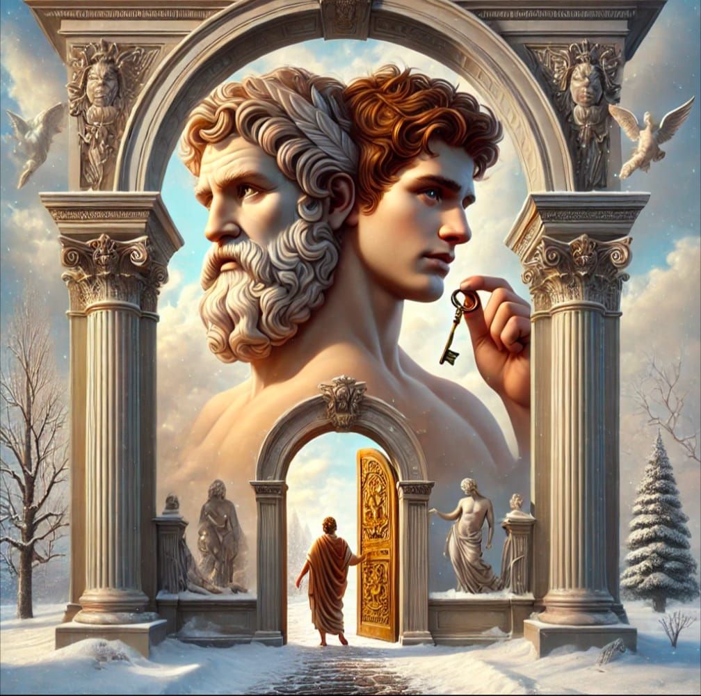 James as Janus, Roman God of January