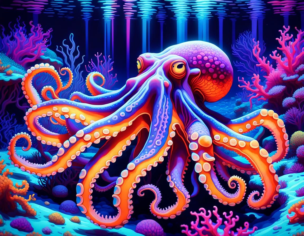 Youvee Octopus - AI Generated Artwork - NightCafe Creator