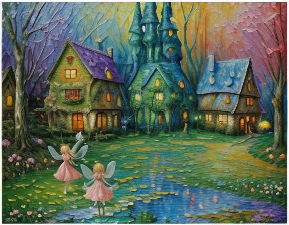 a fairy village