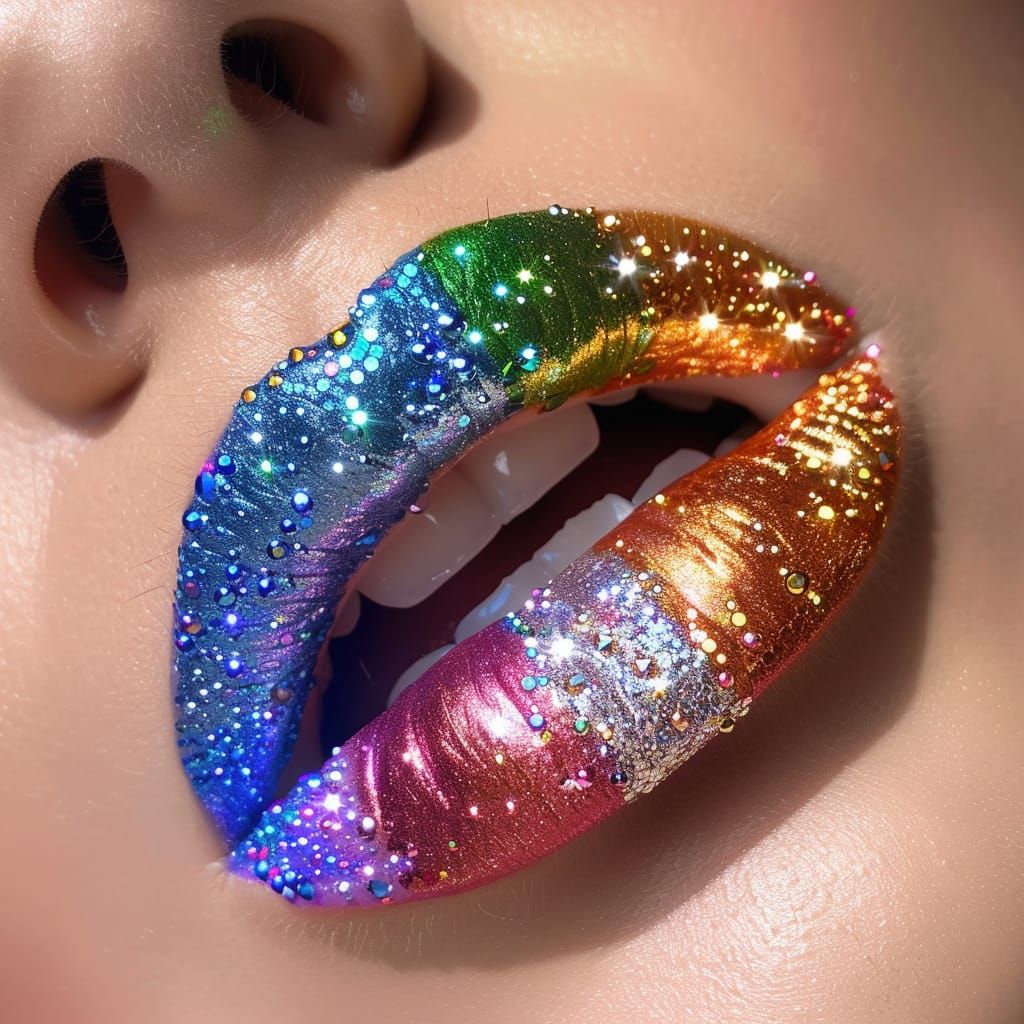 blinged lips