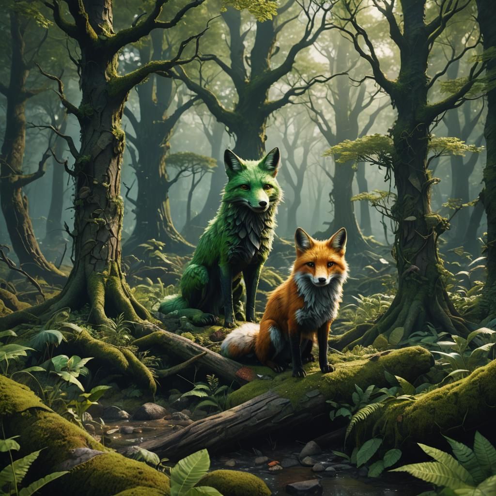 green  fox