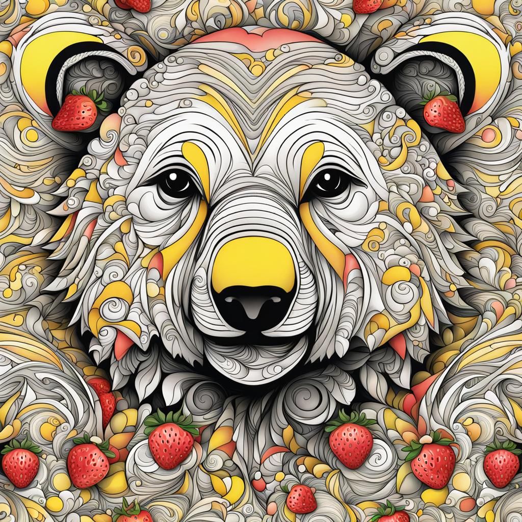 Straw-bear-y lemonade 