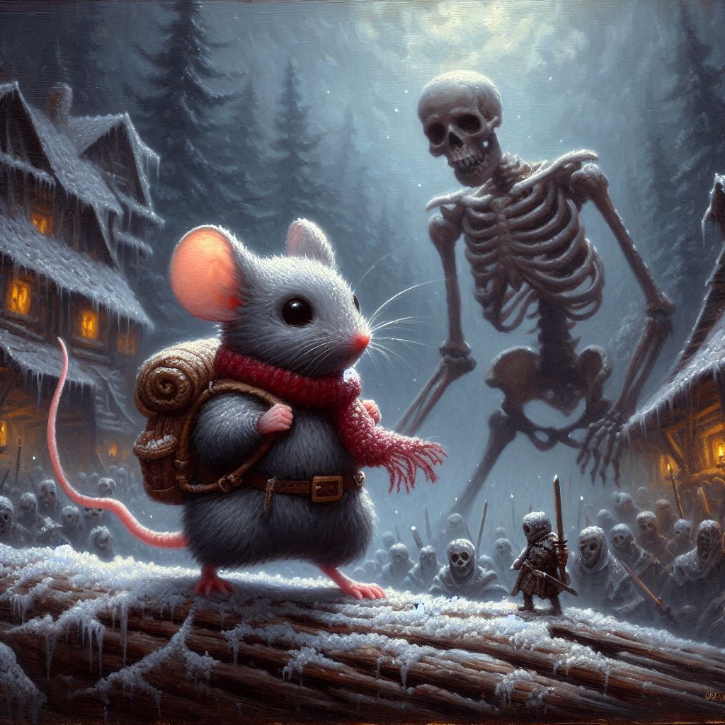 The Heroic Mouse Knight at the Cursed Village