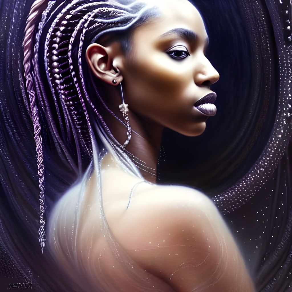 Ebony Radiance - Spiral
