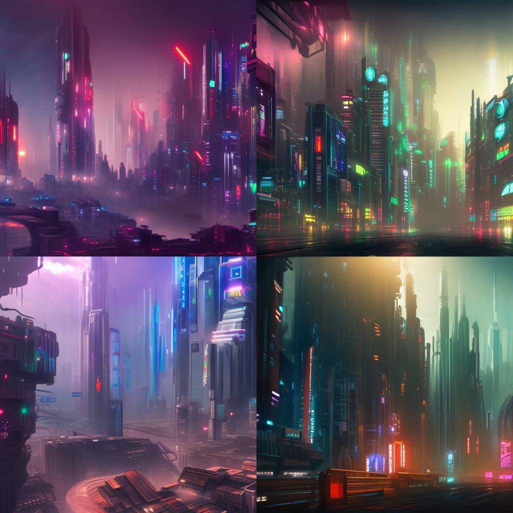 Cyberpunk city