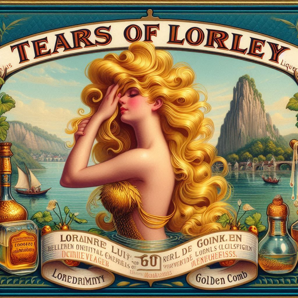 "TRÄNEN der LORELEY" - Likör so verführerisch süß, wie der Gesang von der Nymphe Loreley