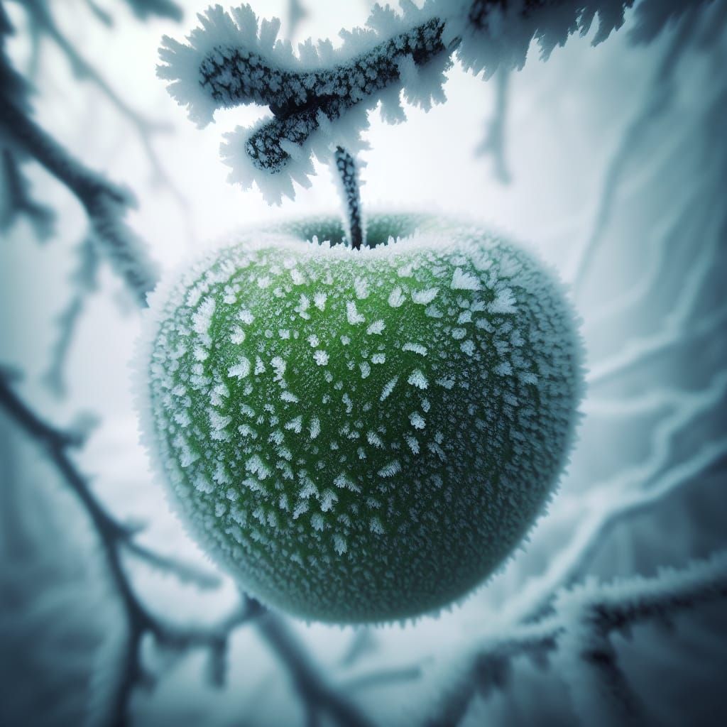Frozen Green Apple