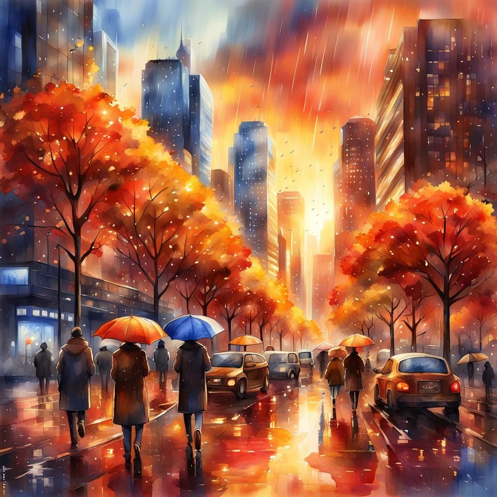 autumn in the city  by @Mapont