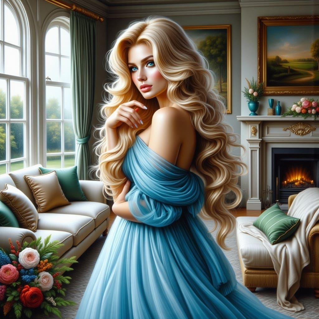 <lora:airbrushed oil:1.0> 