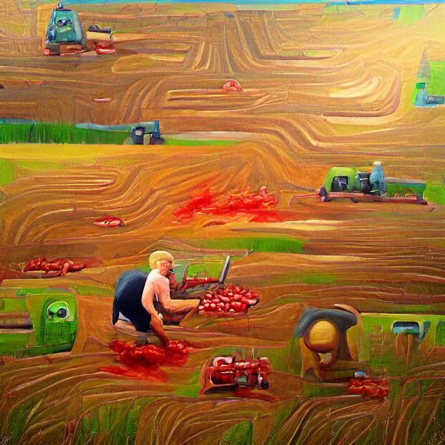 Farming to feed the gears of industry.