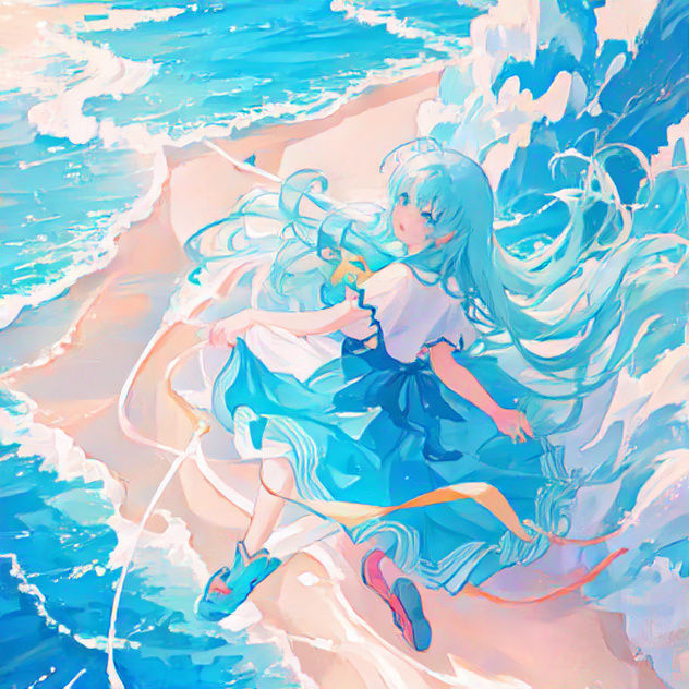 Oceanic Anime Girl