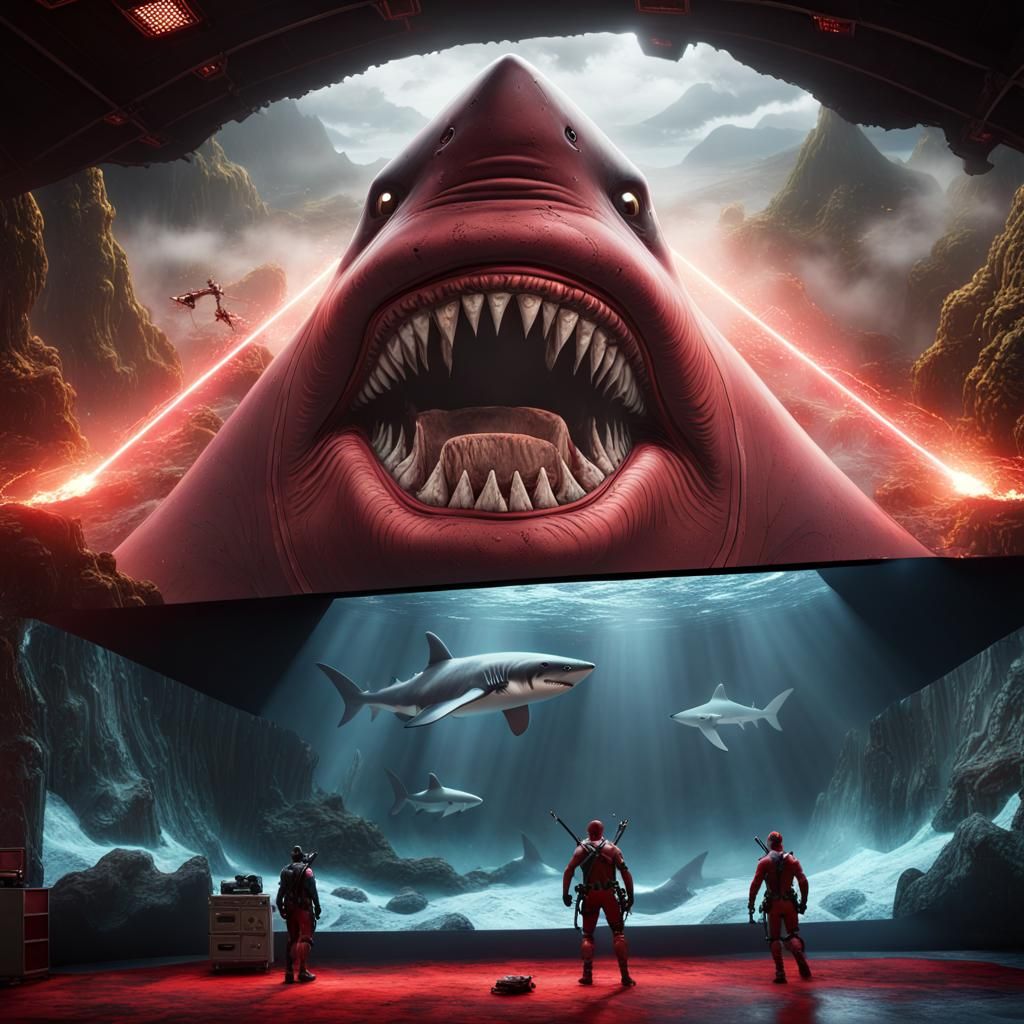 Deadpool versus King Shark