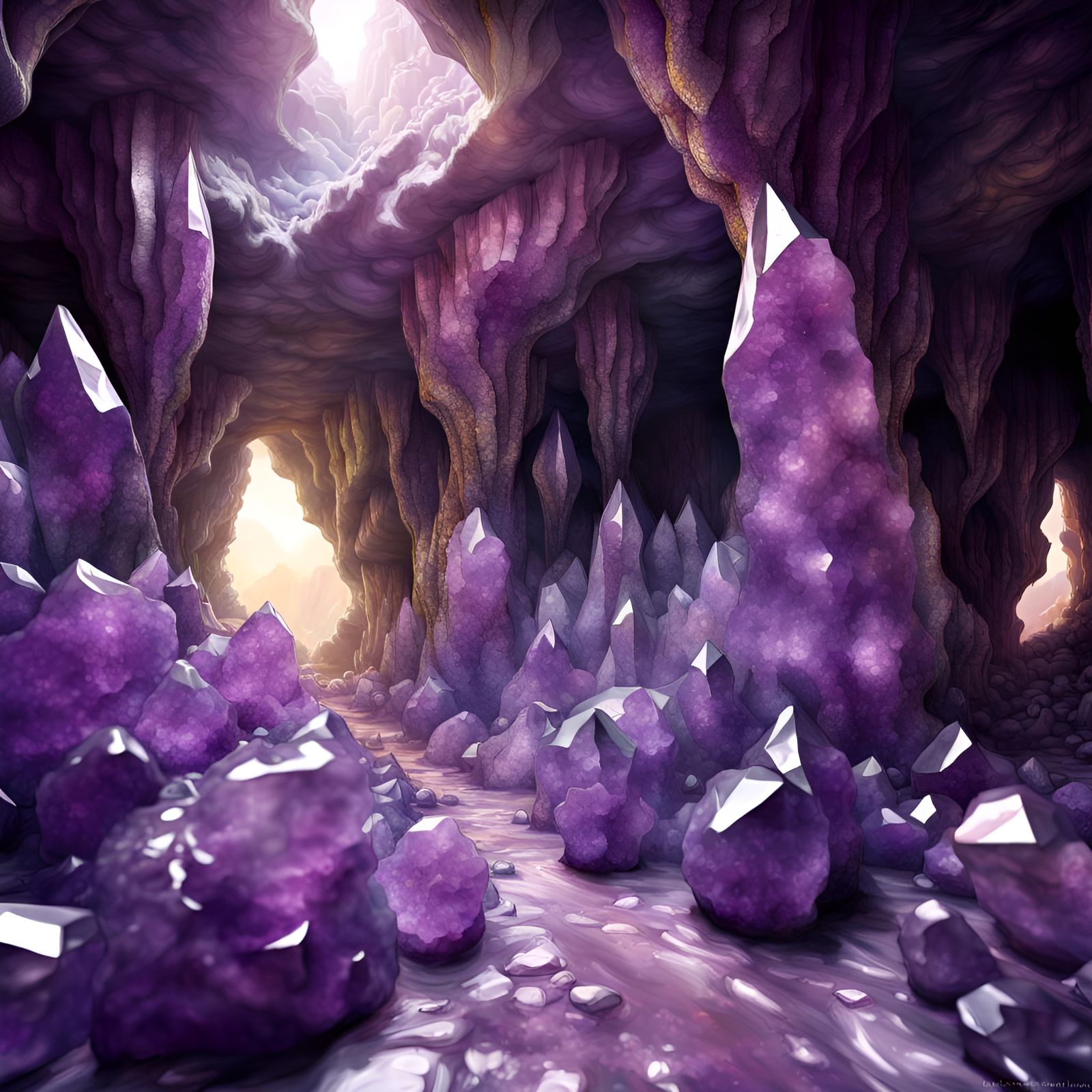 Amethyst Cave  by @Jazzygirl111