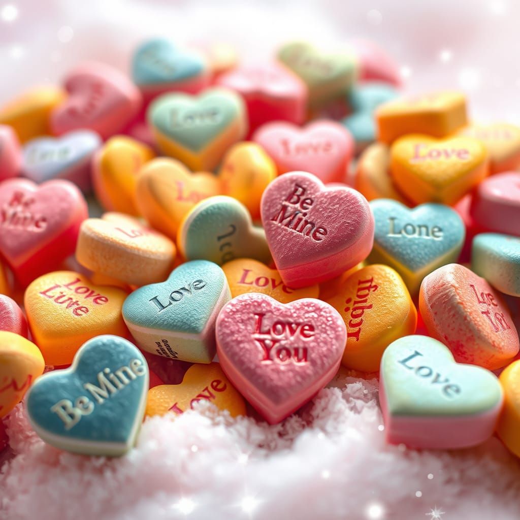 conversation hearts  by @undefined