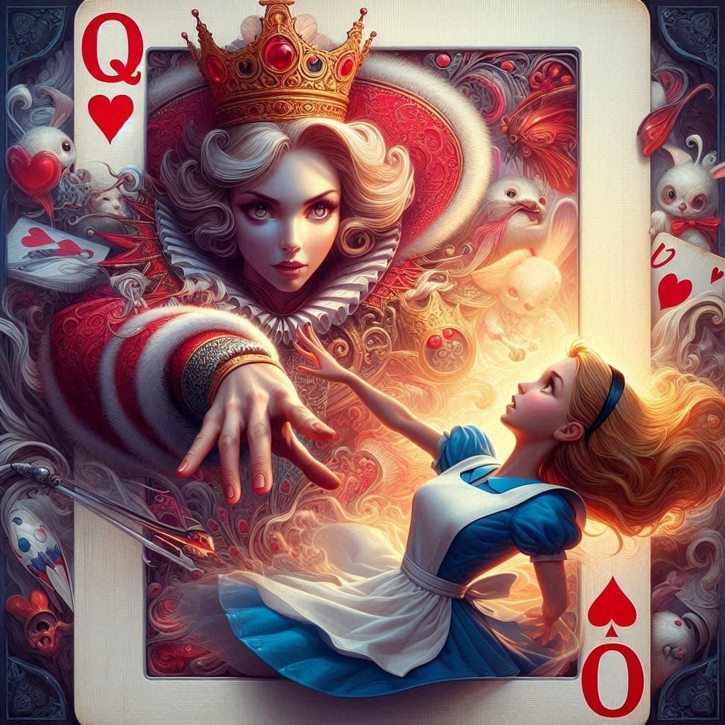 Alice and the Queen