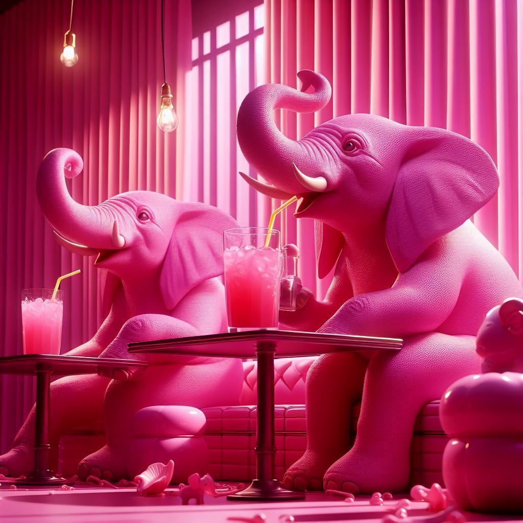 Pink elephants and lemonade