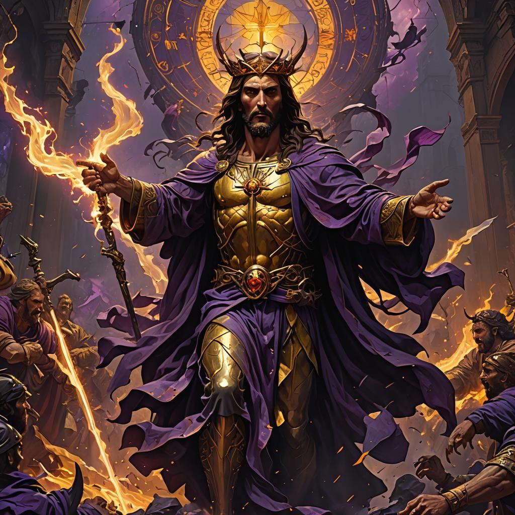 Jesus Christ Punishes Satan