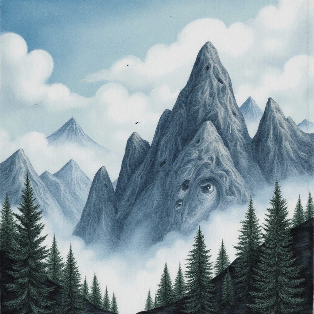 The mountains are watching