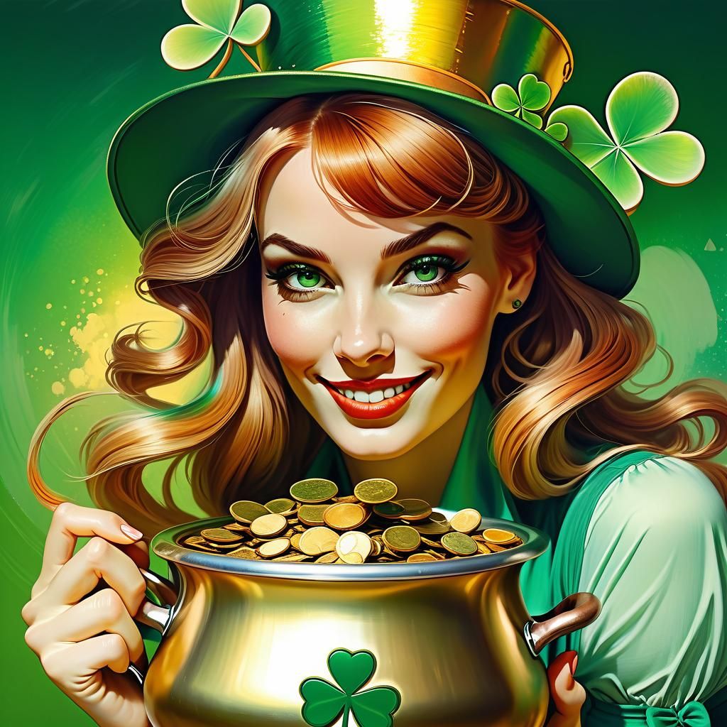 Lucky Shamrock Girl