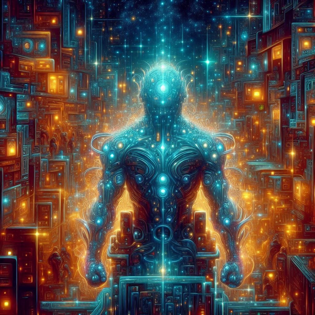 Luminescent Cybernetic Warrior