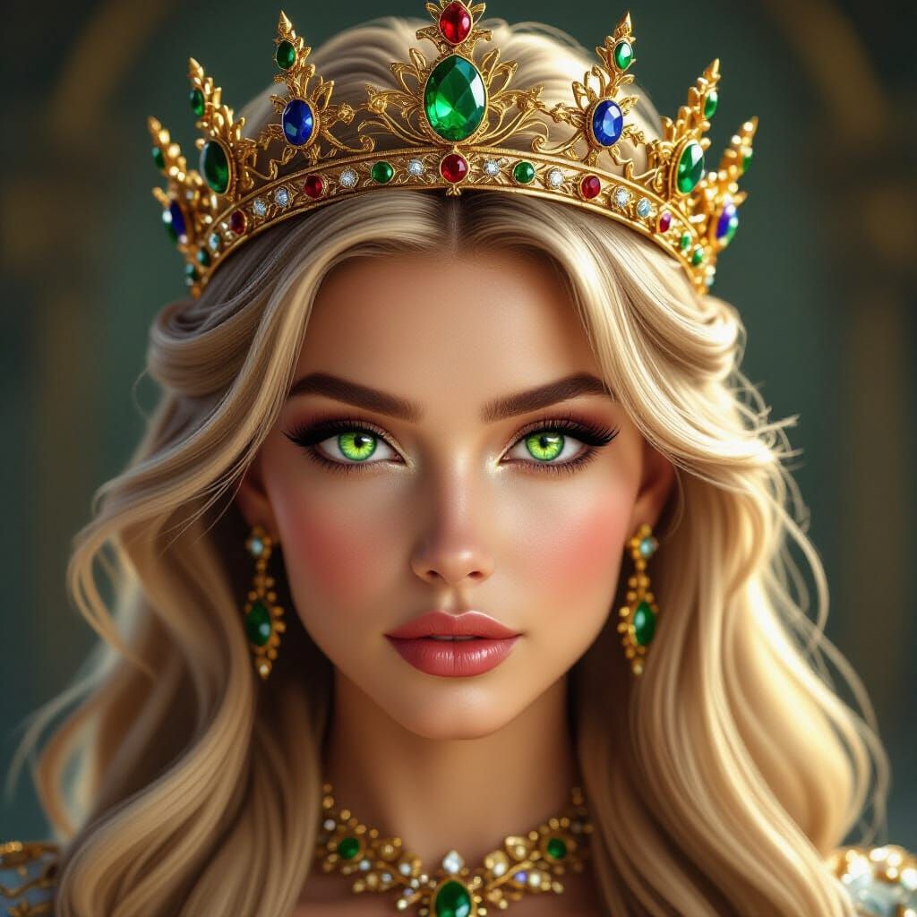 Tiara of the Enchanted Jewells: Royal Treasure of the Kingdom  by @Stargazer