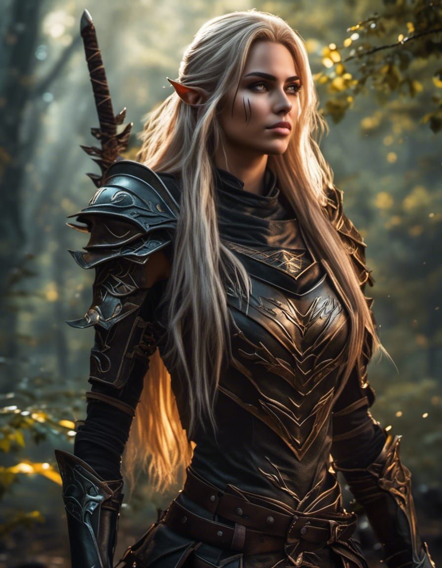 Elf Ranger - AI Generated Artwork - NightCafe Creator