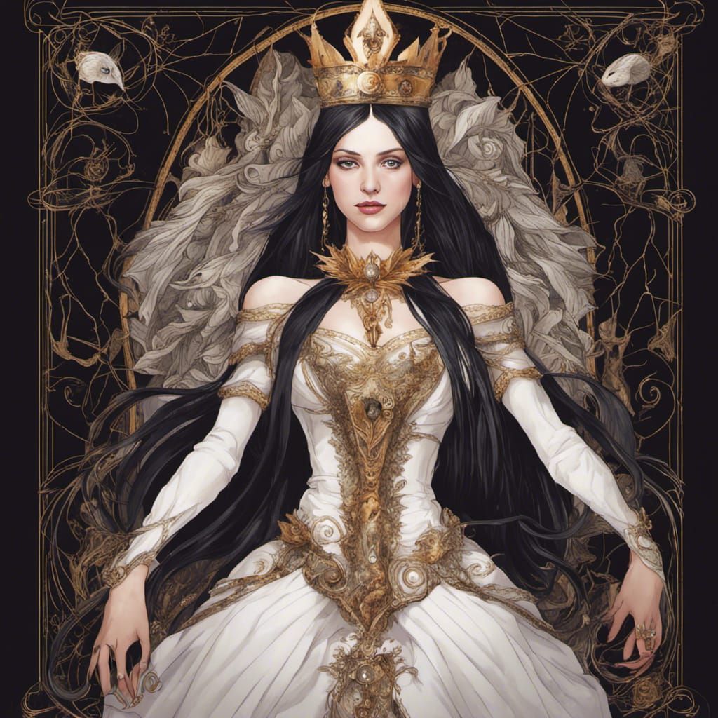 Queen innocent, stunning Beautiful hell wild magical - AI Generated ...